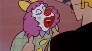 Джонни Браво трахает девушку-клоуна - порно видео