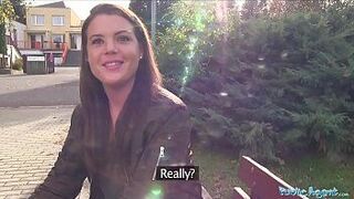 Публичный агент, сексуальную студентку наполнили сливками на улице - порно видео